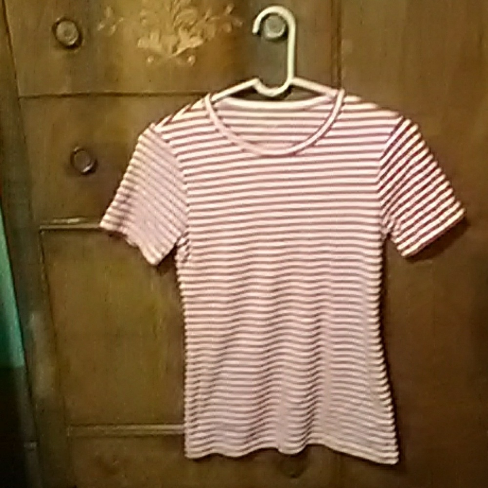 Striped shirt + 3 tank tops